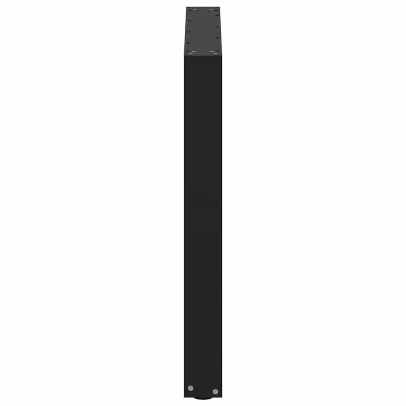 Valgomojo stalo kojelės, 3 vnt., juodos, 80x(72-73) cm, plienas, U formos