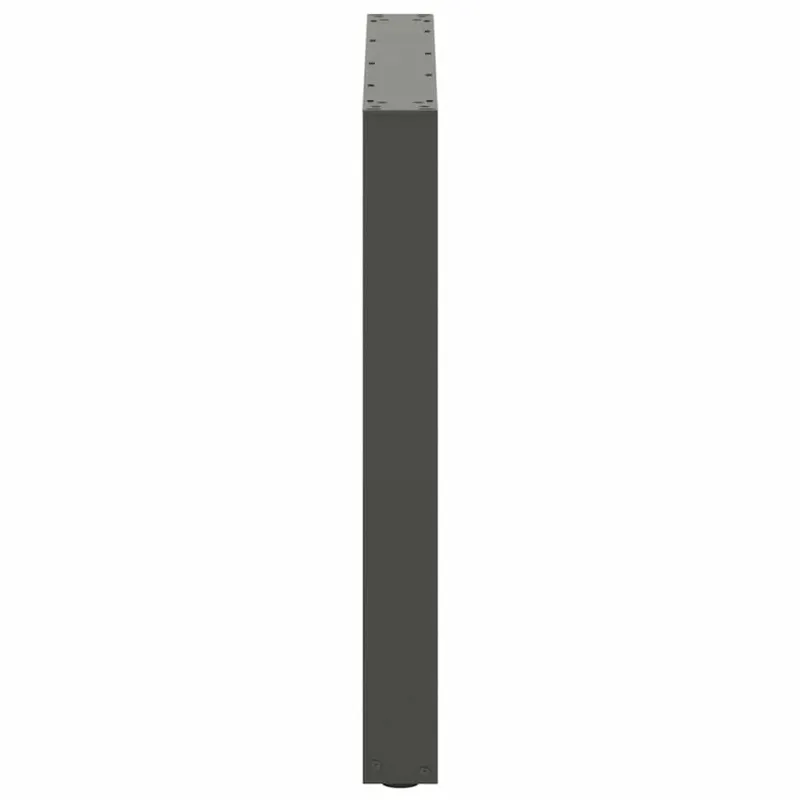 Valgomojo stalo kojos, 3 vnt., antracito spalvos, 80x(72-73) cm, plienas, U formos