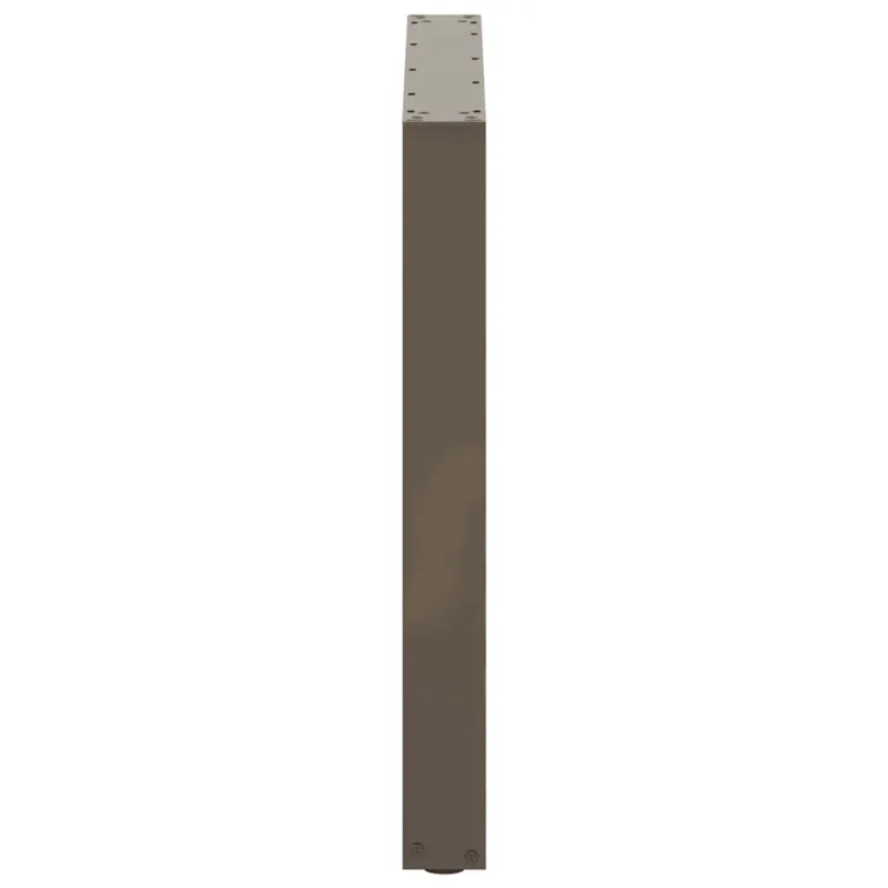 Valgomojo stalo kojelės, U formos, 3 vnt., natūralus plienas, 80x(72-73) cm, plienas