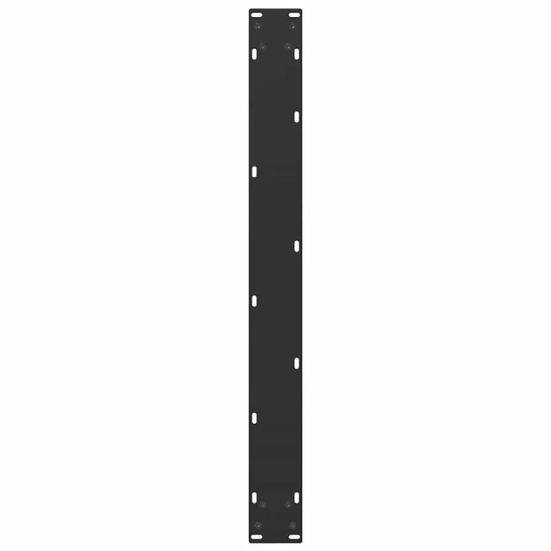 Valgomojo stalo kojelės, 3 vnt., juodos, 90x(72-73) cm, plienas, U formos