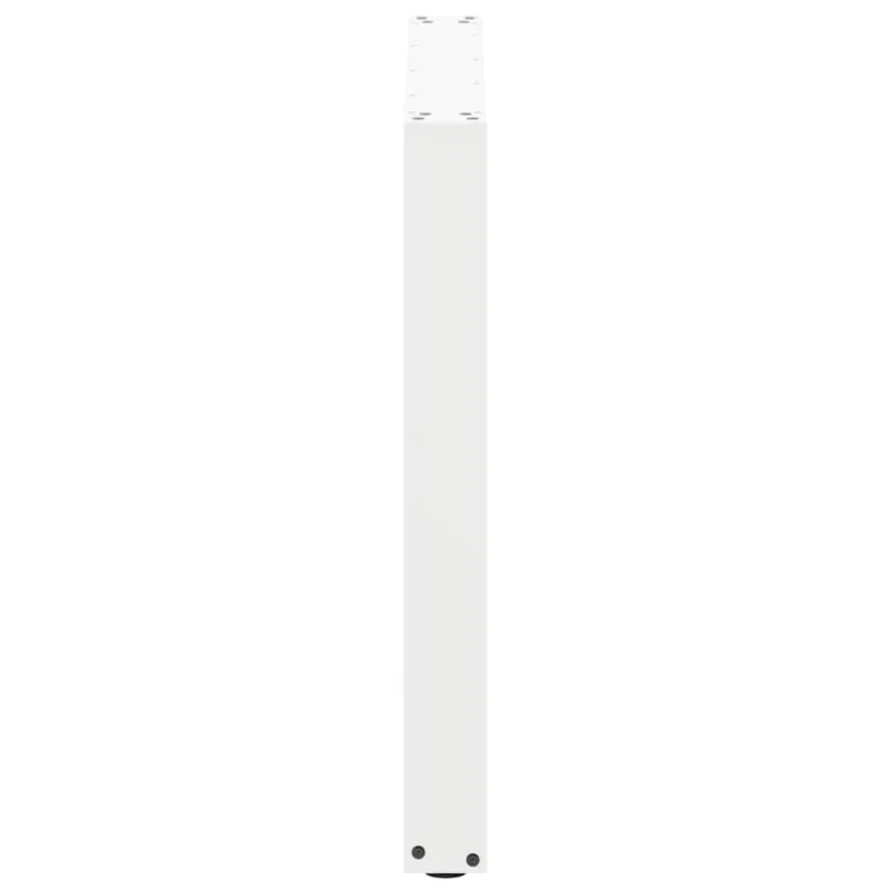 Valgomojo stalo kojelės, 3 vnt., baltos, 90x(72-73) cm, plienas, U formos