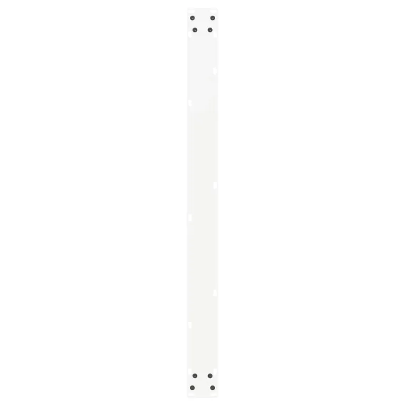 Valgomojo stalo kojelės, 3 vnt., baltos, 100x(72-73) cm, plienas, U formos