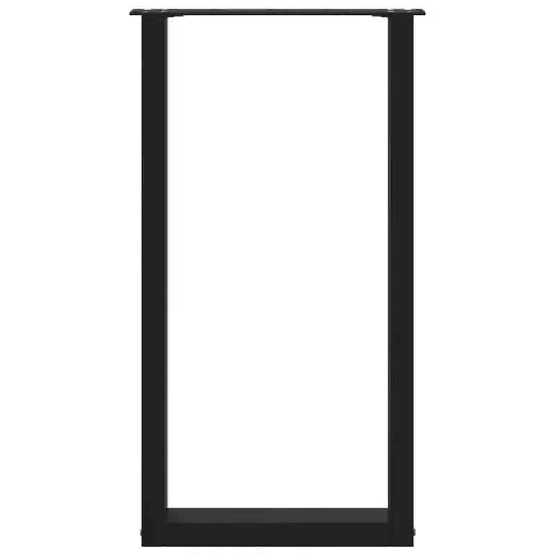 Baro stalo kojos, U formos, 2 vnt., juodos, 50x(90-91) cm, plienas