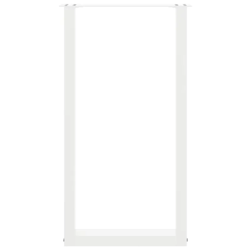 Baro stalo kojos, U formos, 2 vnt., baltos, 50x(90-91) cm, plienas
