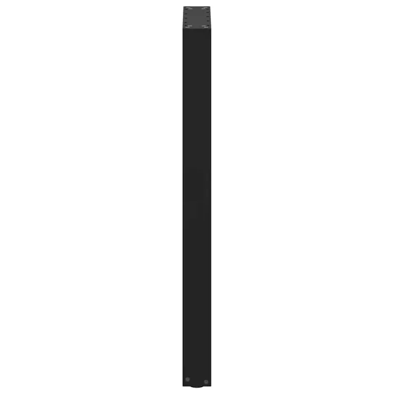 Baro stalo kojos, U formos, 2 vnt., juodos, 40x(100-101) cm, plienas