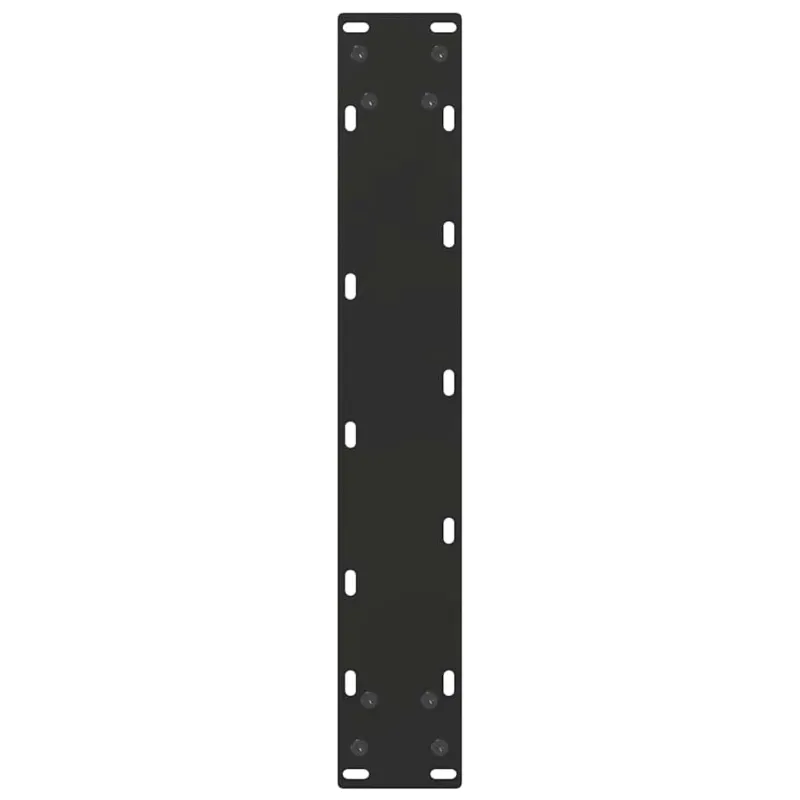 Baro stalo kojos, U formos, 2 vnt., juodos, 40x(100-101) cm, plienas