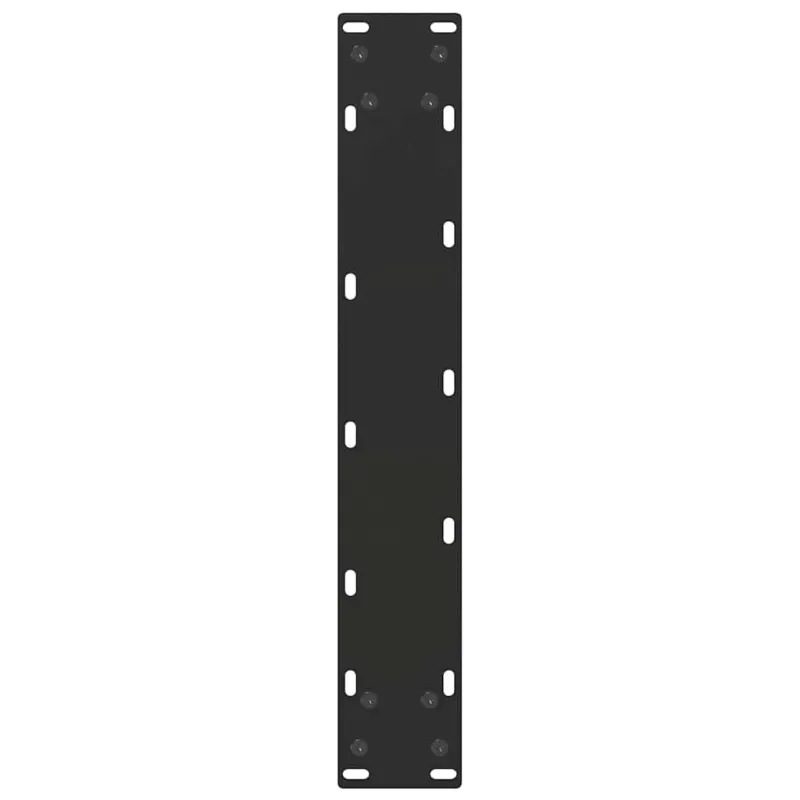 Baro stalo kojos, U formos, 2 vnt., juodos, 50x(100-101) cm, plienas