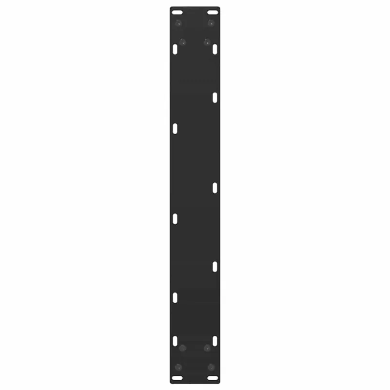 Baro stalo kojos, U formos, 2 vnt., juodos, 60x(100-101) cm, plienas
