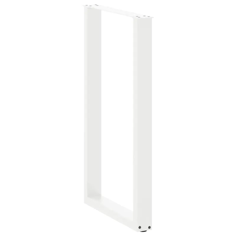 Baro stalo kojos, U formos, 2 vnt., baltos, 60x(100-101) cm, plienas
