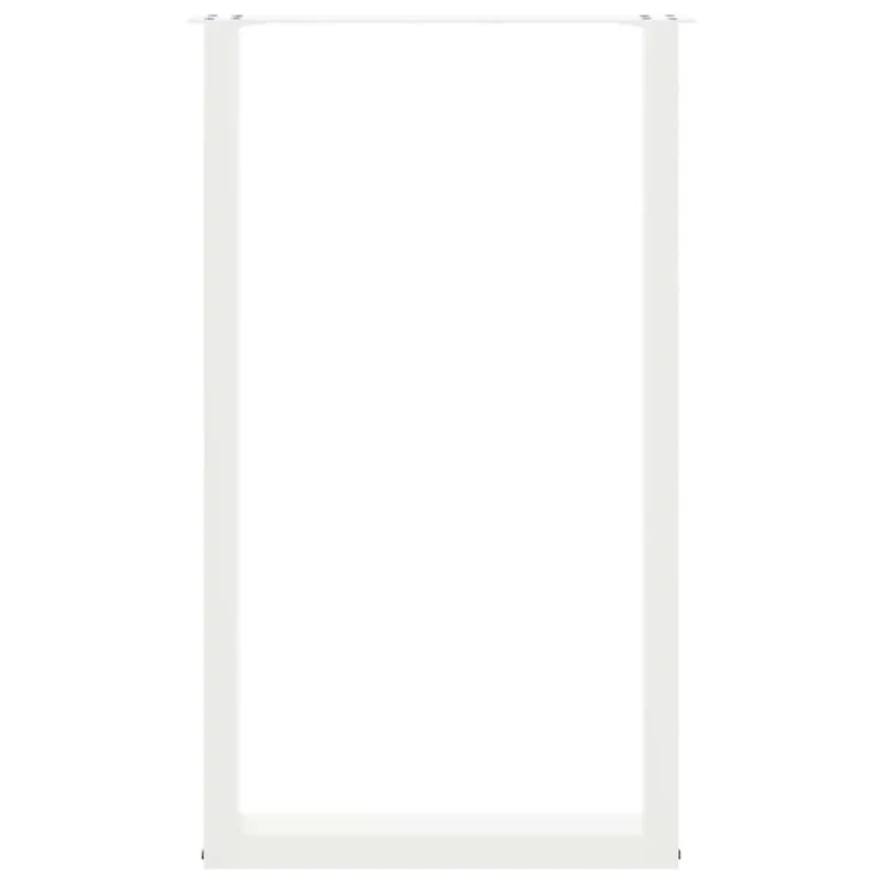 Baro stalo kojos, U formos, 2 vnt., baltos, 60x(100-101) cm, plienas