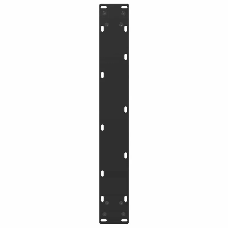 Baro stalo kojos, U formos, 2 vnt., juodos, 60x(110-111) cm, plienas