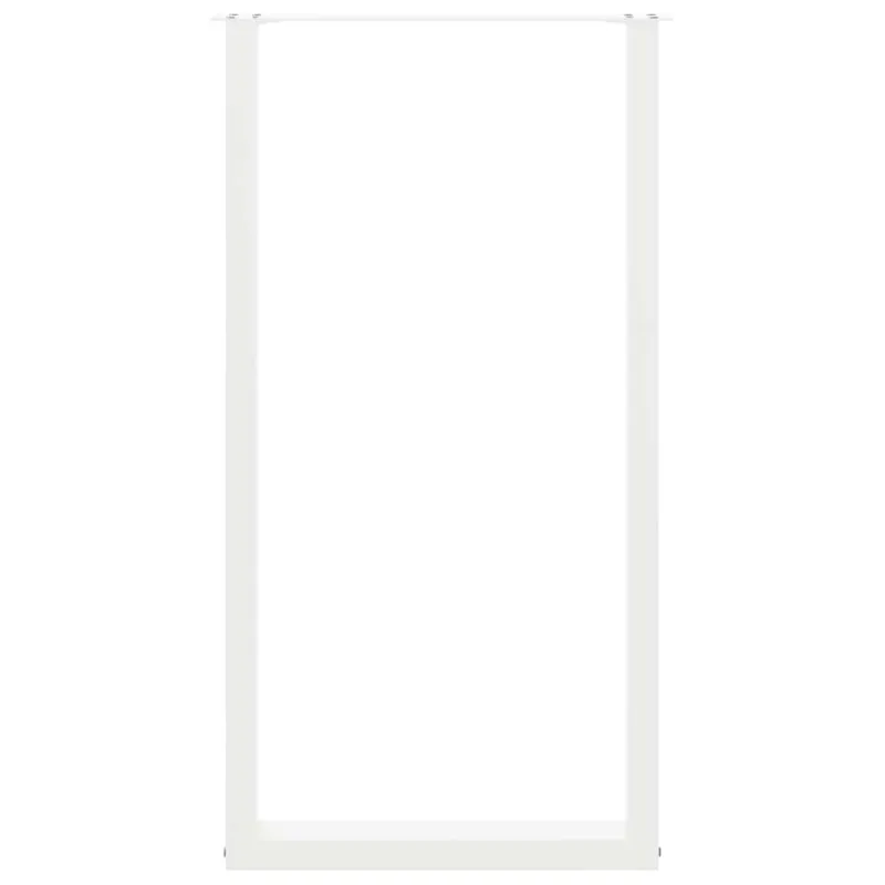 Baro stalo kojos, U formos, 2 vnt., baltos, 60x(110-111) cm, plienas