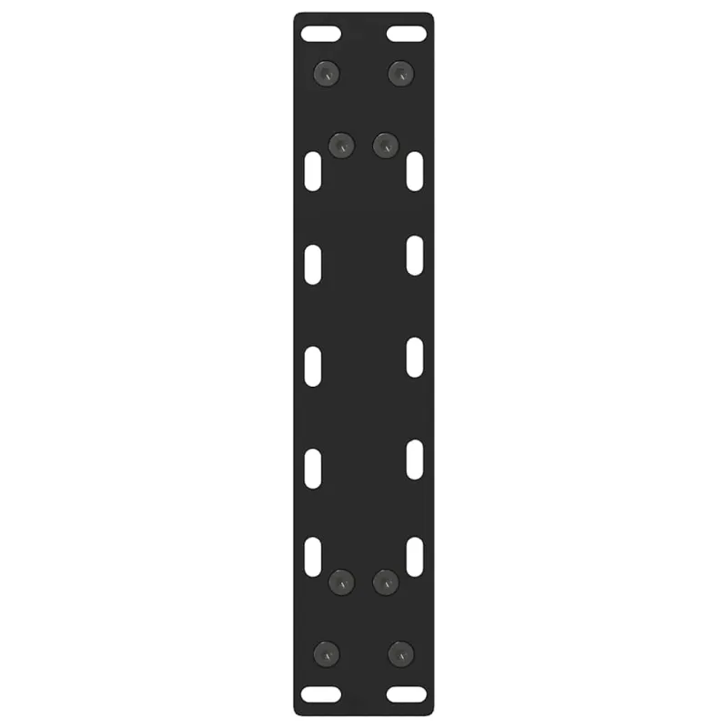 Kavos staliuko kojelės, juodos, 2 vnt., 30x(30-31) cm, plienas