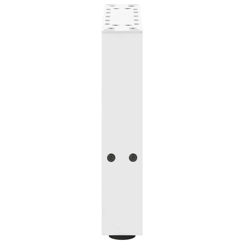 Kavos staliuko kojelės, baltos, 2 vnt., 30x(30-31) cm, plienas