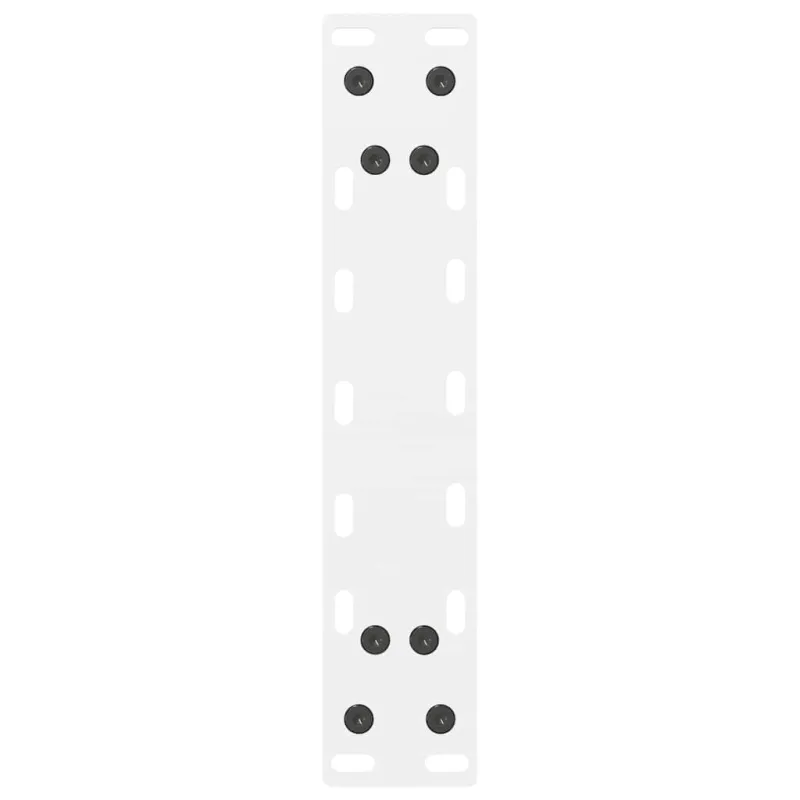 Kavos staliuko kojelės, baltos, 2 vnt., 30x(30-31) cm, plienas