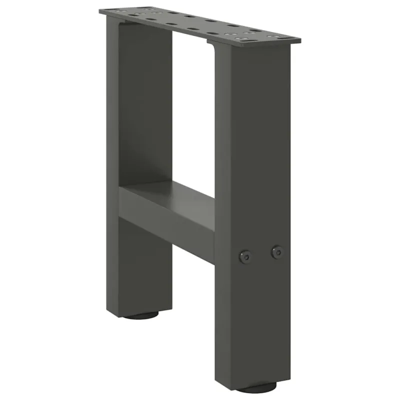 Kavos staliuko kojos, antracito spalvos, 2 vnt., 30x(30-31) cm, plienas