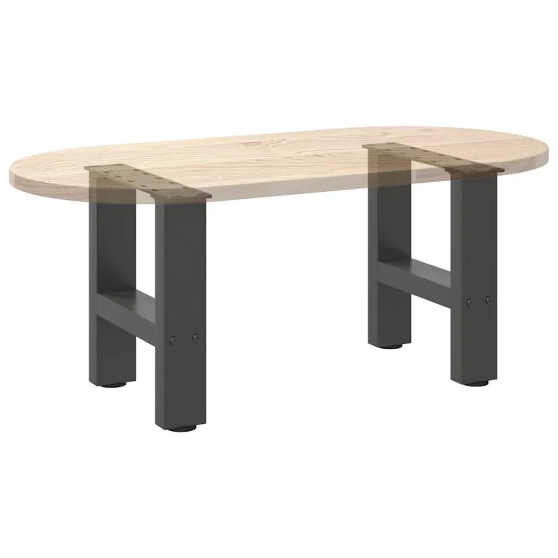 Kavos staliuko kojos, antracito spalvos, 2 vnt., 30x(30-31) cm, plienas