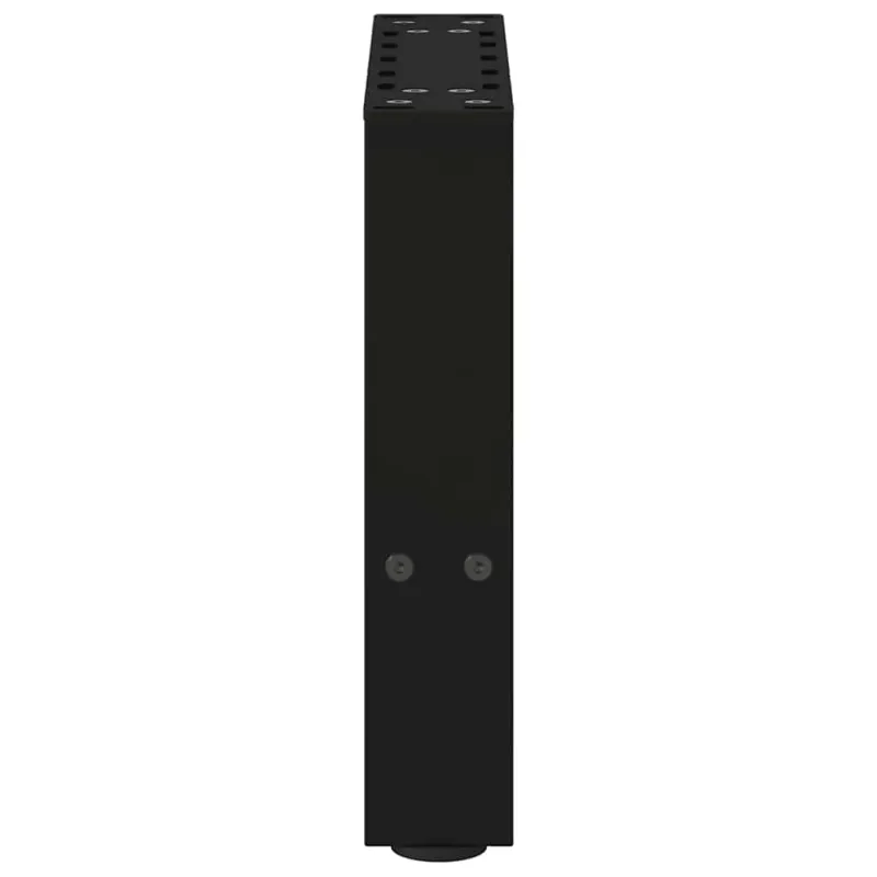 Kavos staliuko kojelės, juodos, 2 vnt., 40x(30-31) cm, plienas