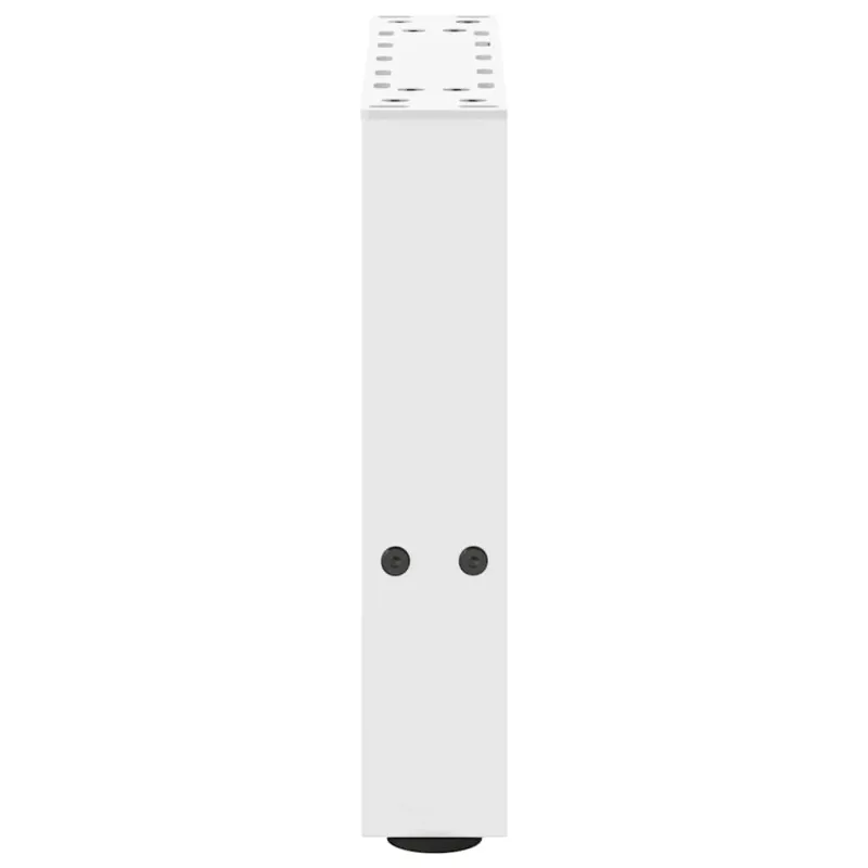 Kavos staliuko kojelės, baltos, 2 vnt., 40x(30-31) cm, plienas
