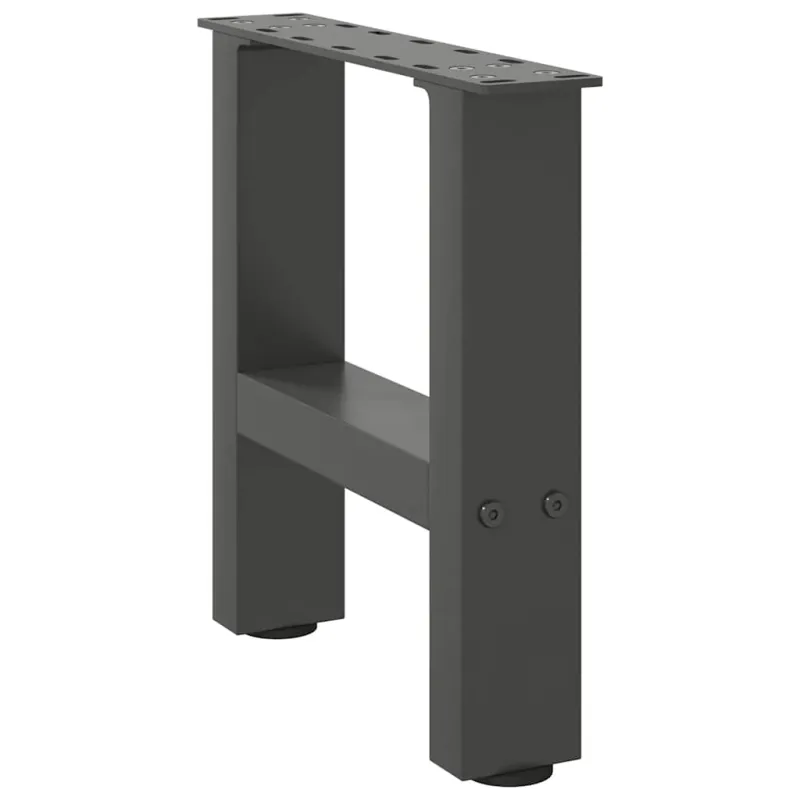 Kavos staliuko kojos, antracito spalvos, 2 vnt., 40x(30-31) cm, plienas