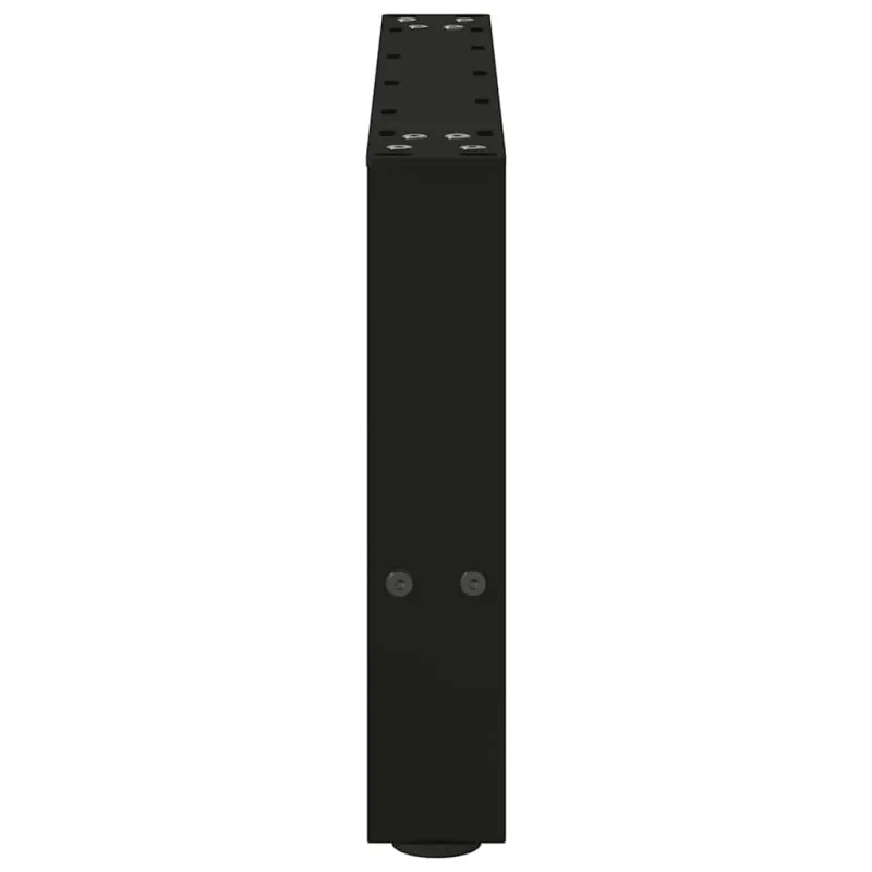 Kavos staliuko kojelės, juodos, 2 vnt., 50x(30-31) cm, plienas