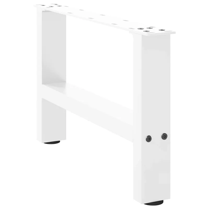 Kavos staliuko kojelės, baltos, 2 vnt., 50x(30-31) cm, plienas