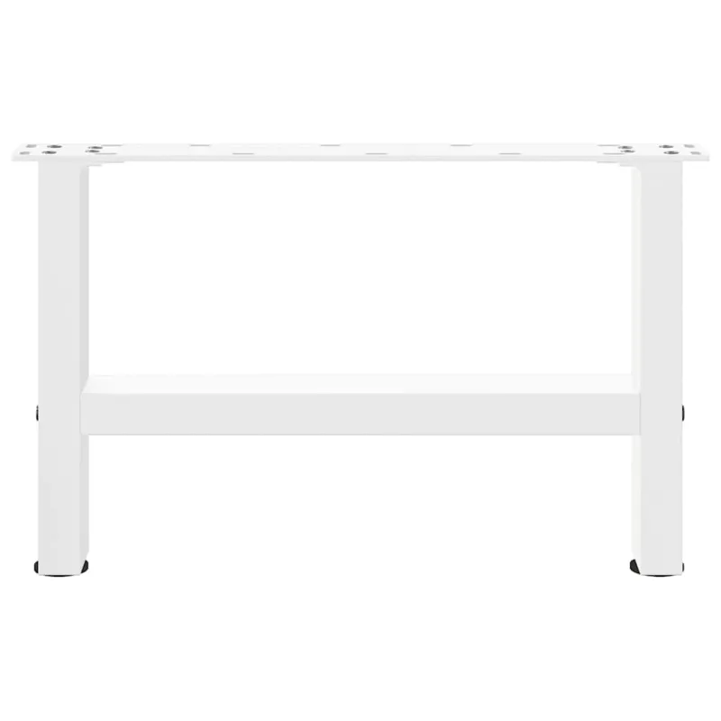 Kavos staliuko kojelės, baltos, 2 vnt., 50x(30-31) cm, plienas