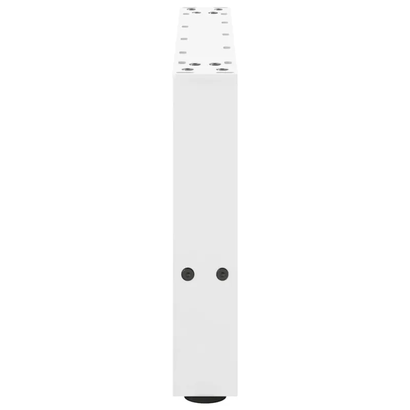 Kavos staliuko kojelės, baltos, 2 vnt., 50x(30-31) cm, plienas
