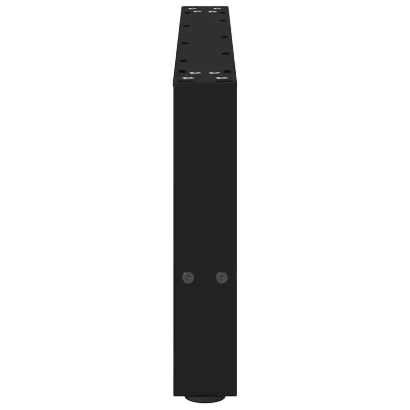 Kavos staliuko kojelės, juodos, 2 vnt., 60x(30-31) cm, plienas