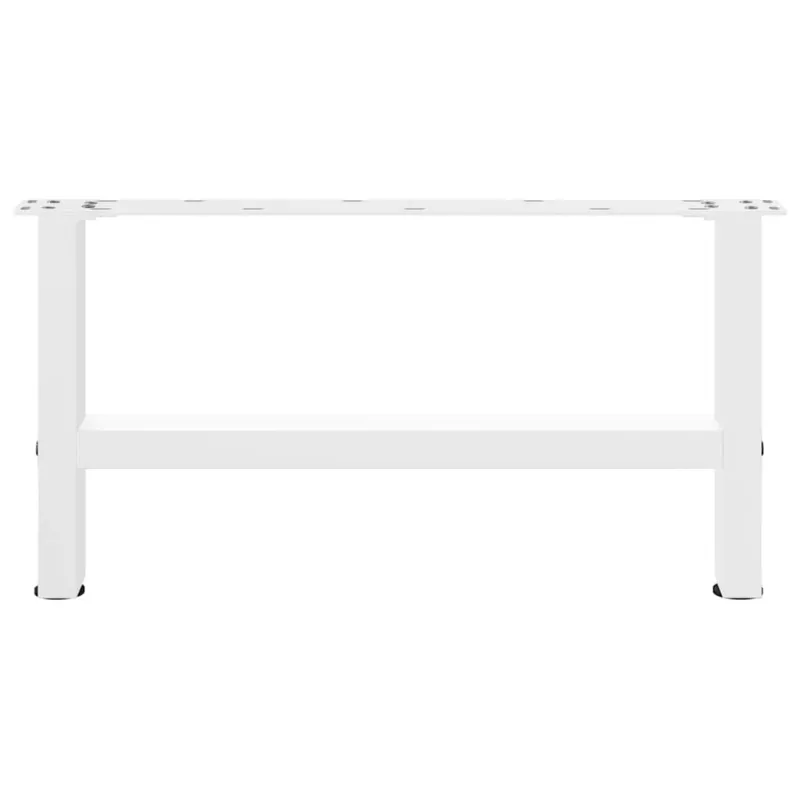 Kavos staliuko kojelės, baltos, 2 vnt., 60x(30-31) cm, plienas