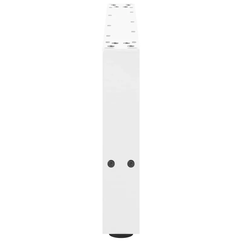 Kavos staliuko kojelės, baltos, 2 vnt., 60x(30-31) cm, plienas