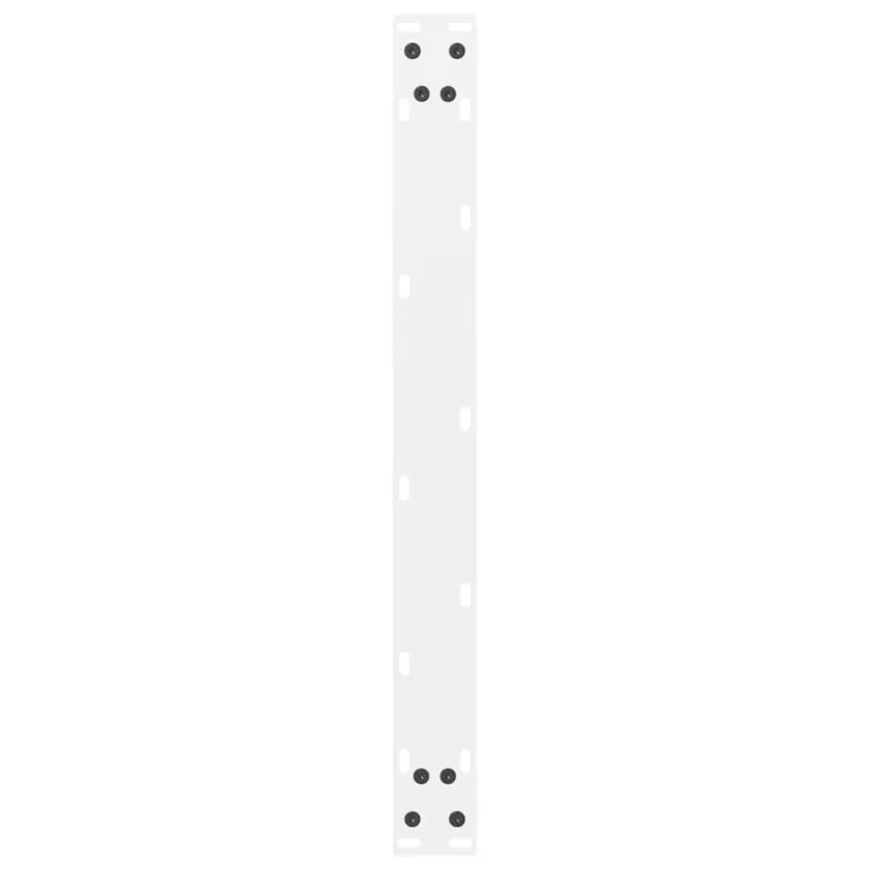 Kavos staliuko kojelės, baltos, 2 vnt., 60x(30-31) cm, plienas