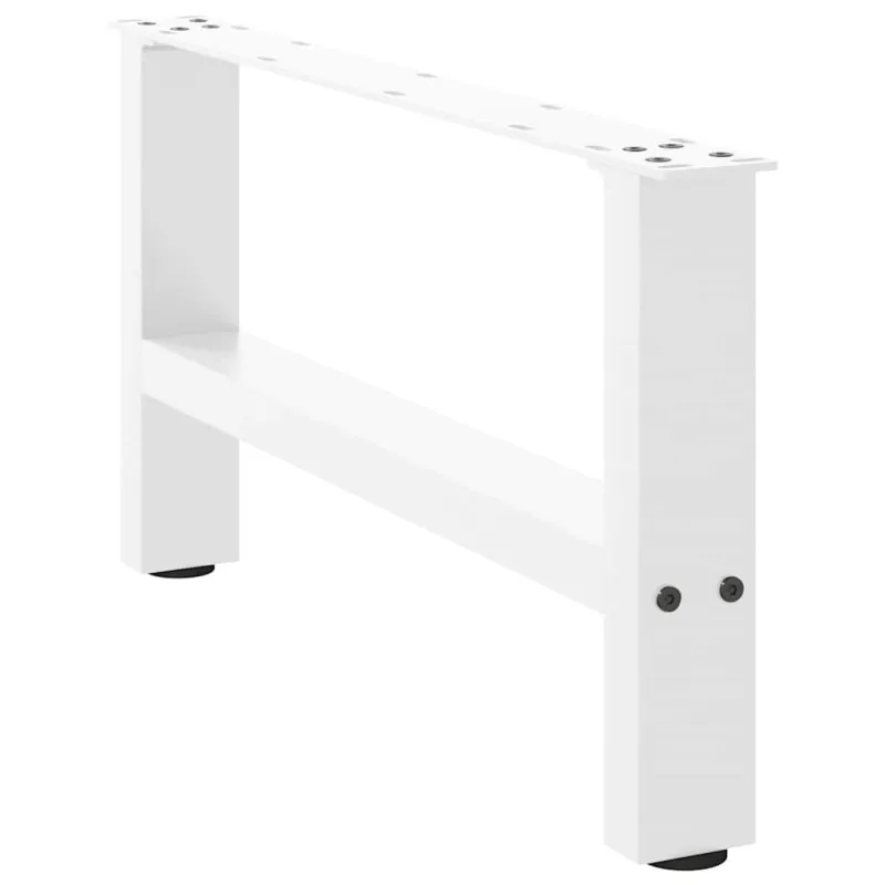 Kavos staliuko kojelės, baltos, 2 vnt., 70x(30-31) cm, plienas