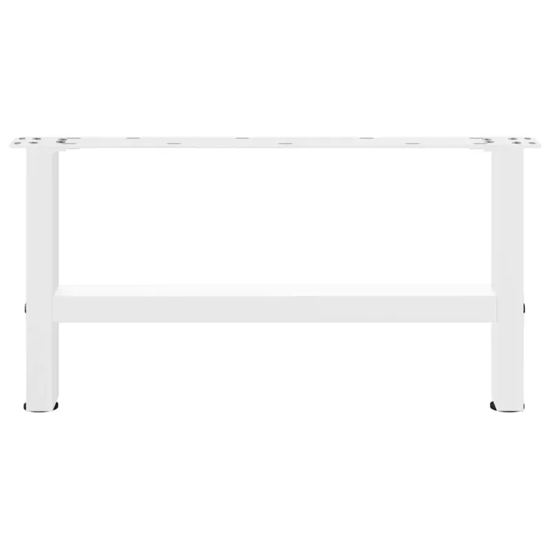 Kavos staliuko kojelės, baltos, 2 vnt., 70x(30-31) cm, plienas