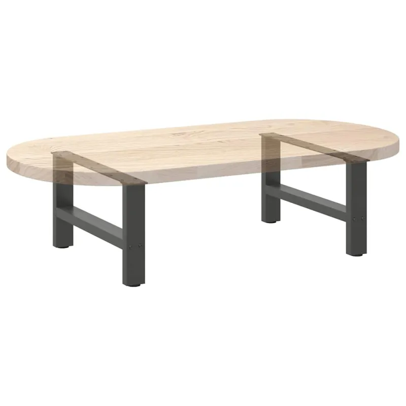 Kavos staliuko kojos, antracito spalvos, 2 vnt., 70x(30-31) cm, plienas