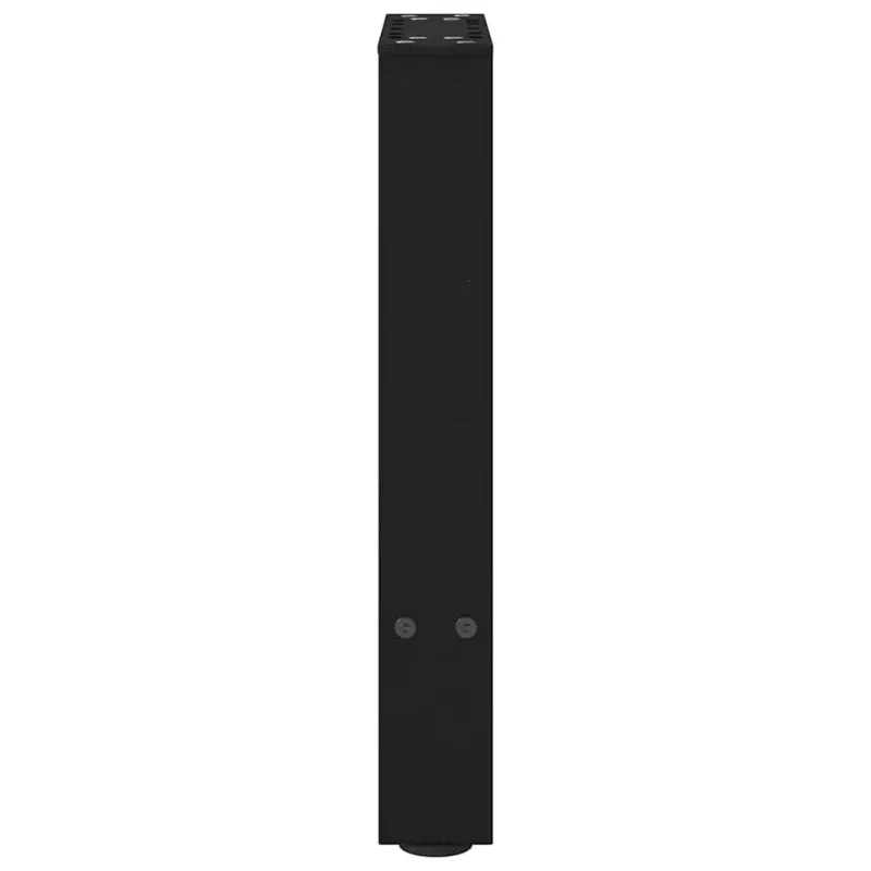 Kavos staliuko kojelės, juodos, 2 vnt., 28x(42-43) cm, plienas