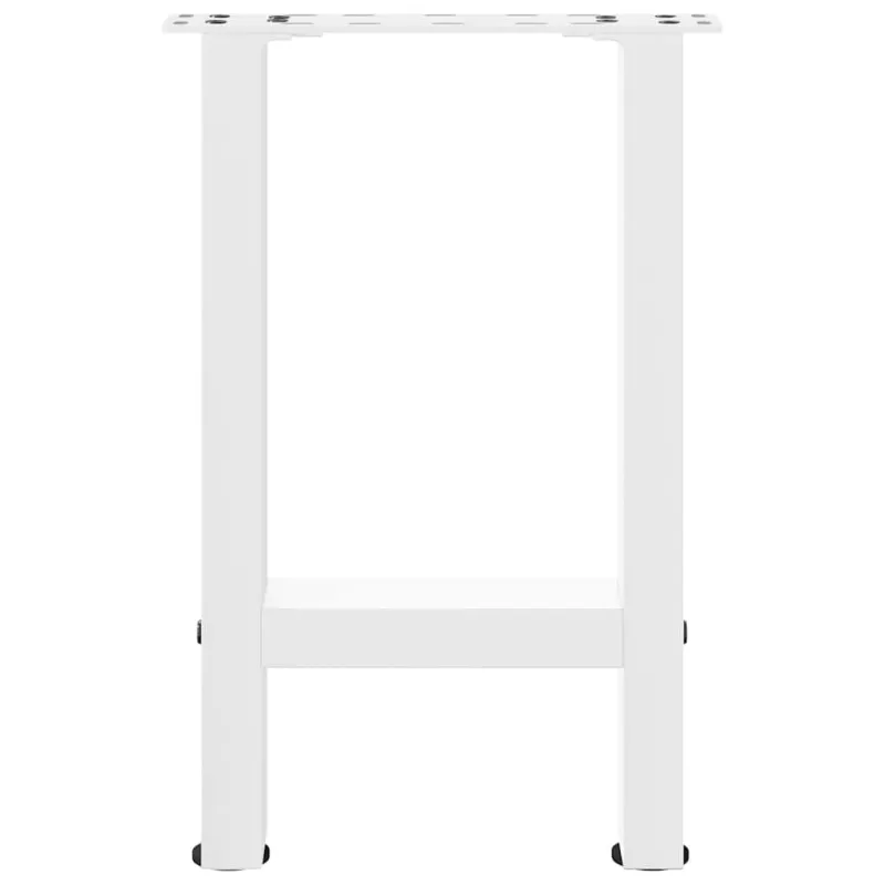 Kavos staliuko kojelės, baltos, 2 vnt., 28x(42-43) cm, plienas