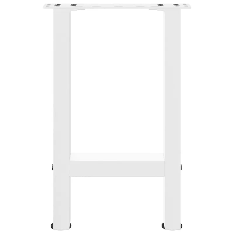 Kavos staliuko kojelės, baltos, 2 vnt., 38x(42-43) cm, plienas