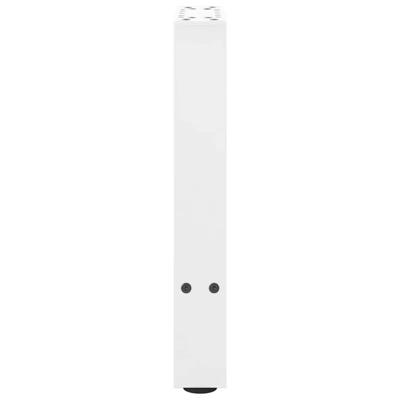 Kavos staliuko kojelės, baltos, 2 vnt., 38x(42-43) cm, plienas