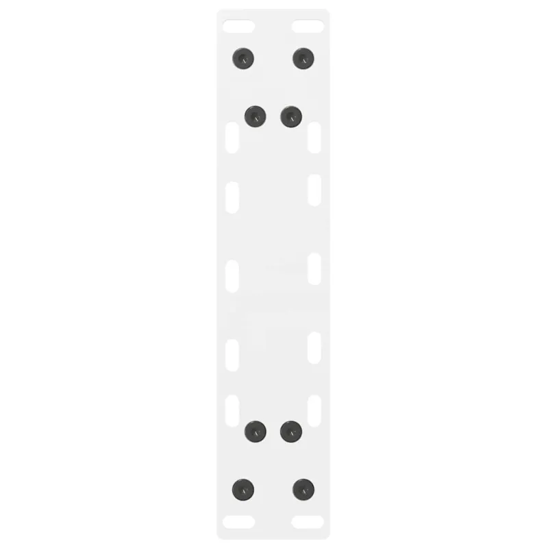 Kavos staliuko kojelės, baltos, 2 vnt., 38x(42-43) cm, plienas