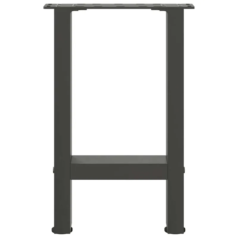 Kavos staliuko kojos, antracito spalvos, 2 vnt., 38x(42-43) cm, plienas