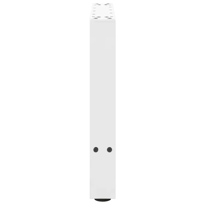Kavos staliuko kojelės, baltos, 2 vnt., 50x(42-43) cm, plienas