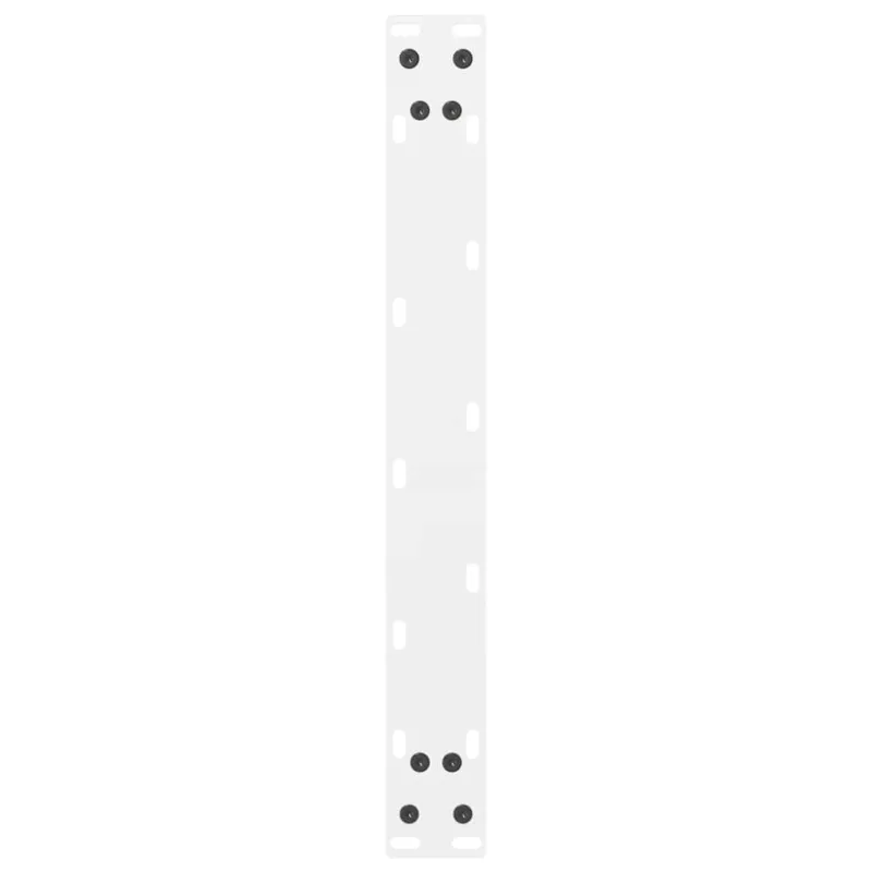 Kavos staliuko kojelės, baltos, 2 vnt., 50x(42-43) cm, plienas
