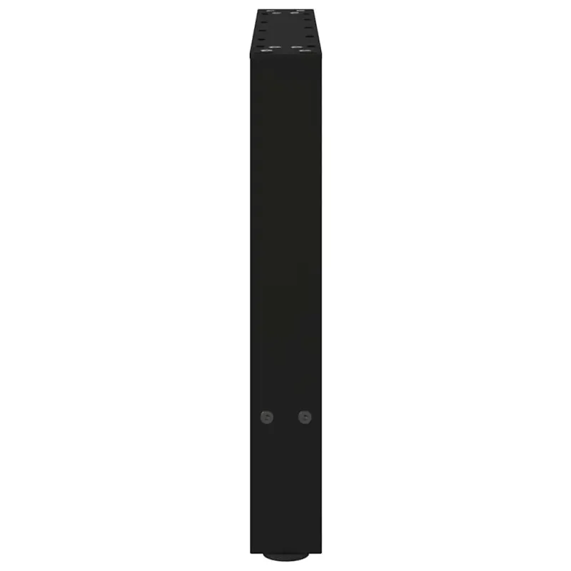Kavos staliuko kojelės, juodos, 2 vnt., 60x(42-43) cm, plienas