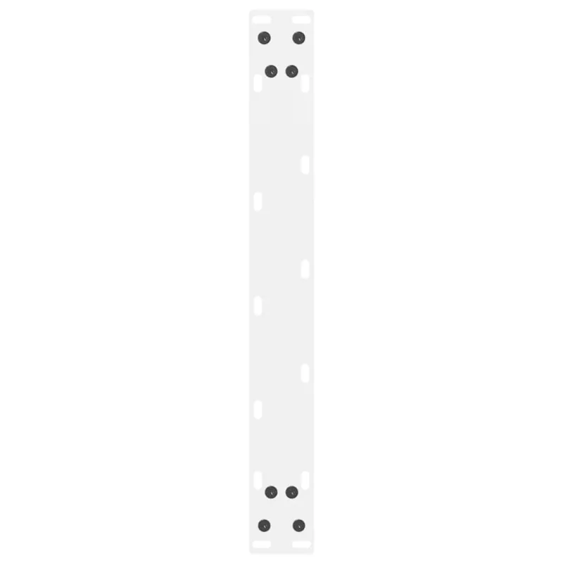 Kavos staliuko kojelės, baltos, 2 vnt., 60x(42-43) cm, plienas