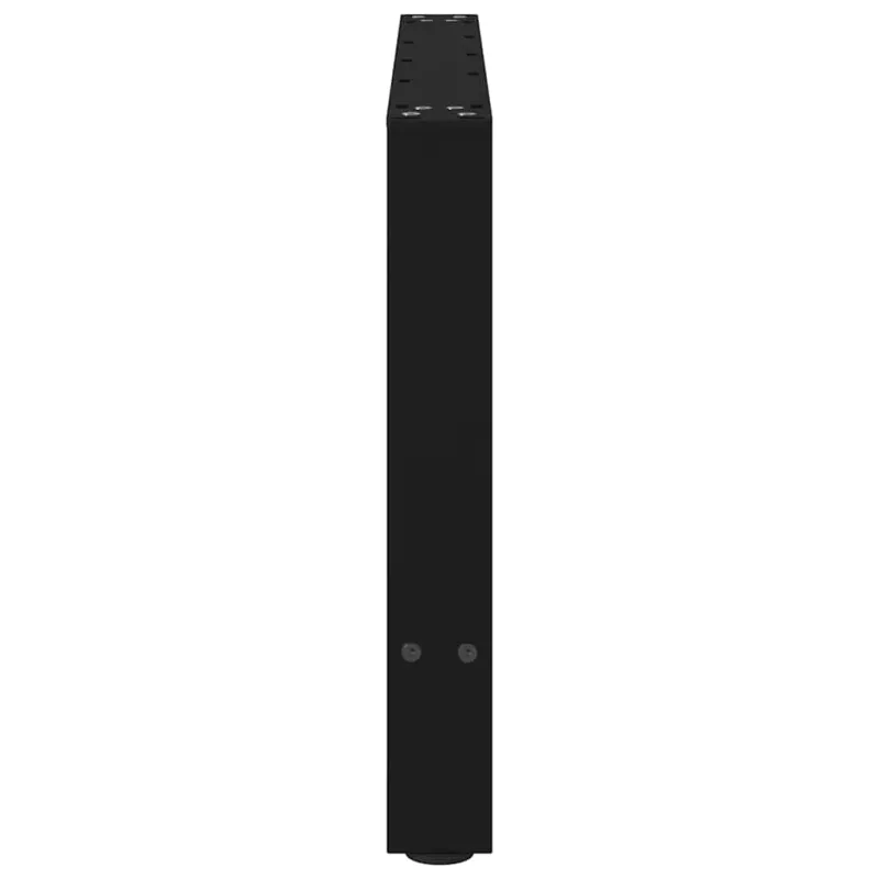 Kavos staliuko kojelės, juodos, 2 vnt., 70x(42-43) cm, plienas