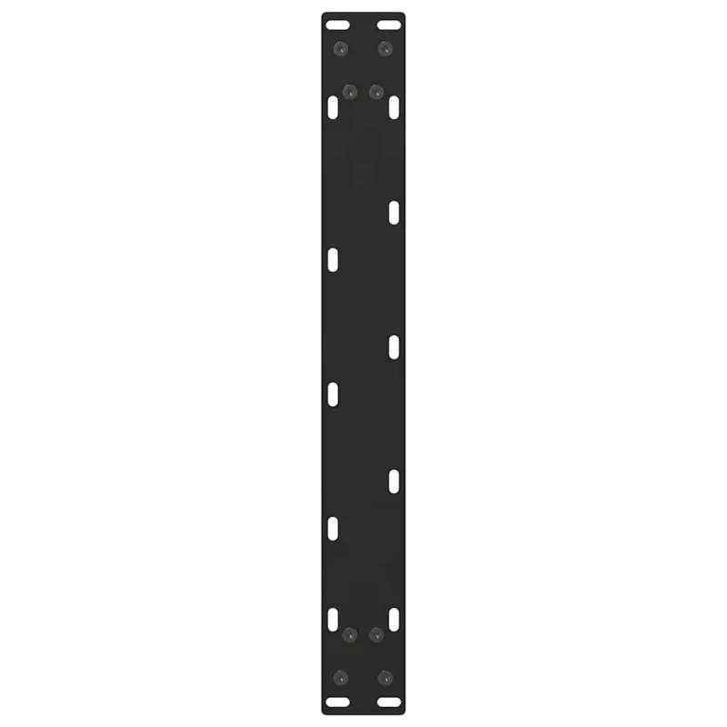 Kavos staliuko kojelės, juodos, 2 vnt., 70x(42-43) cm, plienas