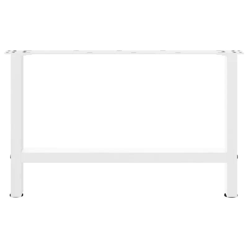 Kavos staliuko kojelės, baltos, 2 vnt., 70x(42-43) cm, plienas