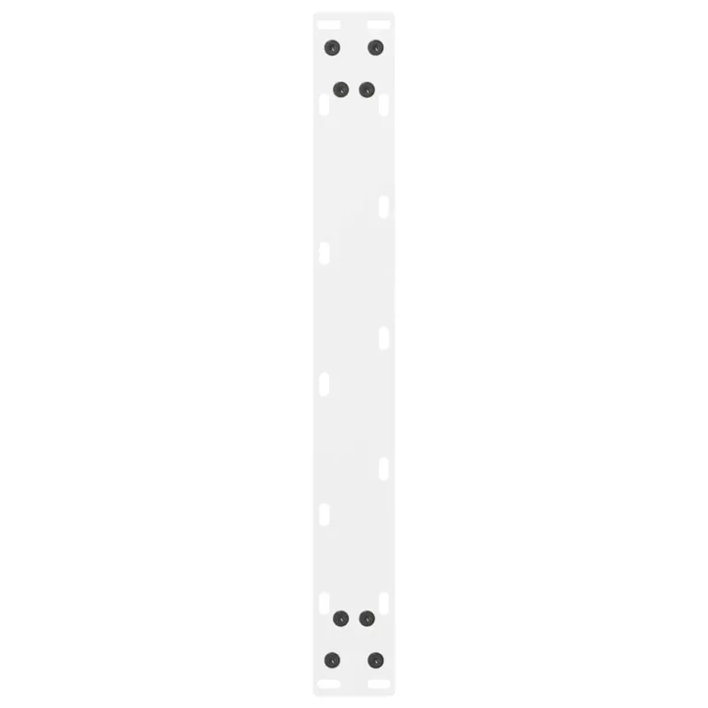 Kavos staliuko kojelės, baltos, 2 vnt., 70x(42-43) cm, plienas