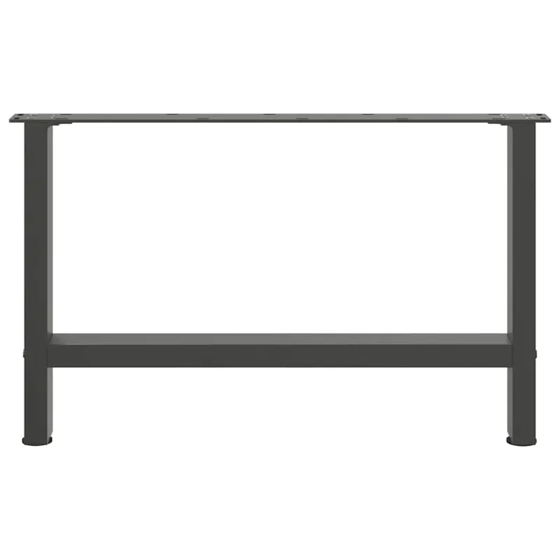 Kavos staliuko kojos, antracito spalvos, 2 vnt., 70x(42-43) cm, plienas